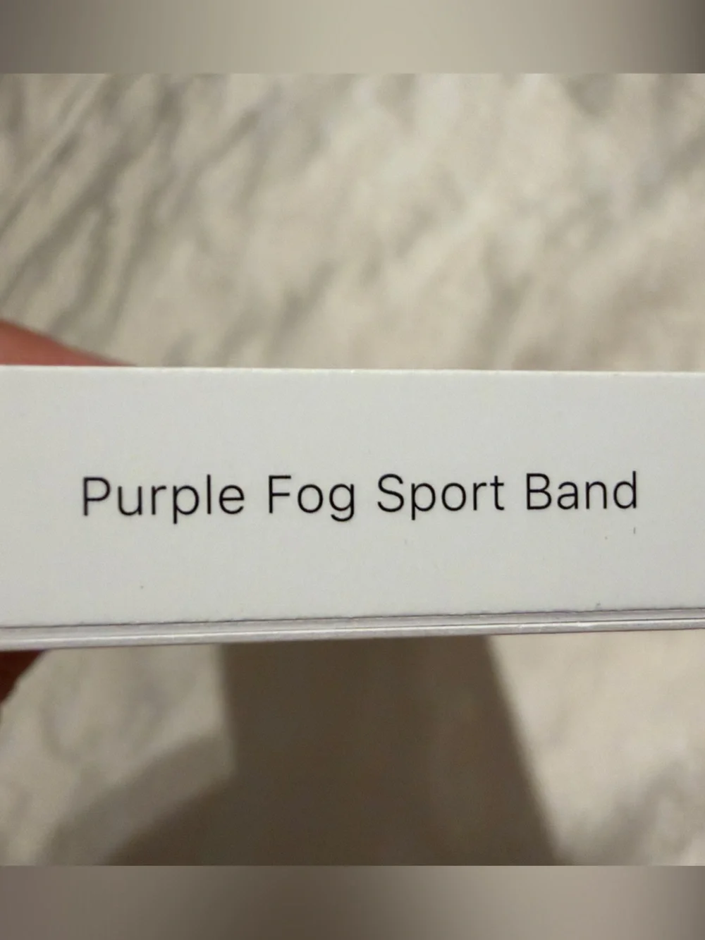 Apple Watch Sport Band White/Silver
